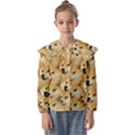 Doge, Memes, Pattern Kids  Peter Pan Collar Blouse View1