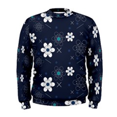 Flowers Pattern , Pattern, Flowers, Texture Men s Sweatshirt by nateshop