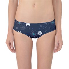 Flowers Pattern , Pattern, Flowers, Texture Classic Bikini Bottoms