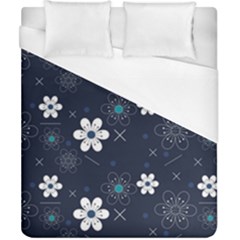 Flowers Pattern , Pattern, Flowers, Texture Duvet Cover (California King Size)