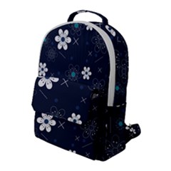 Flowers Pattern , Pattern, Flowers, Texture Flap Pocket Backpack (Large)