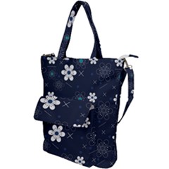 Flowers Pattern , Pattern, Flowers, Texture Shoulder Tote Bag