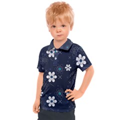 Flowers Pattern , Pattern, Flowers, Texture Kids  Polo T-Shirt