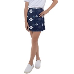 Flowers Pattern , Pattern, Flowers, Texture Kids  Tennis Skirt by nateshop