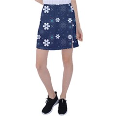 Flowers Pattern , Pattern, Flowers, Texture Tennis Skirt by nateshop