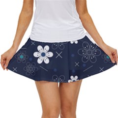 Flowers Pattern , Pattern, Flowers, Texture Women s Skort