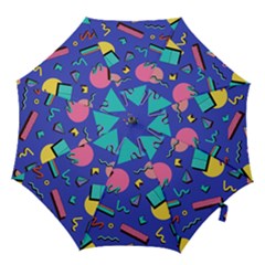 Geometric Shapes Material Design, Lollipop, Lines Hook Handle Umbrellas (medium) by nateshop