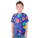 Geometric Shapes Material Design, Lollipop, Lines Kids  Cotton T-Shirt View1