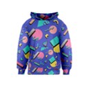 Geometric Shapes Material Design, Lollipop, Lines Kids  Pullover Hoodie View1