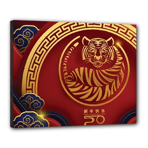 Holiday, Chinese New Year, Year Of The Tiger Canvas 20  X 16  (stretched) by nateshop