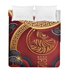 Holiday, Chinese New Year, Year Of The Tiger Duvet Cover Double Side (full/ Double Size) by nateshop