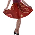 Holiday, Chinese New Year, A-line Skater Skirt View1