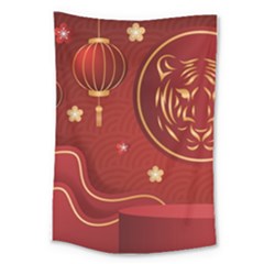 Holiday, Chinese New Year, Large Tapestry by nateshop