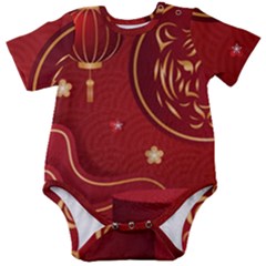 Holiday, Chinese New Year, Baby Short Sleeve Bodysuit by nateshop