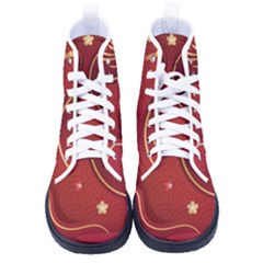 Holiday, Chinese New Year, Kid s High-top Canvas Sneakers by nateshop