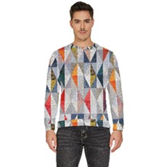 Mosaic, Colorful, Rhombuses, Pattern, Geometry Men s Fleece Sweatshirt by nateshop