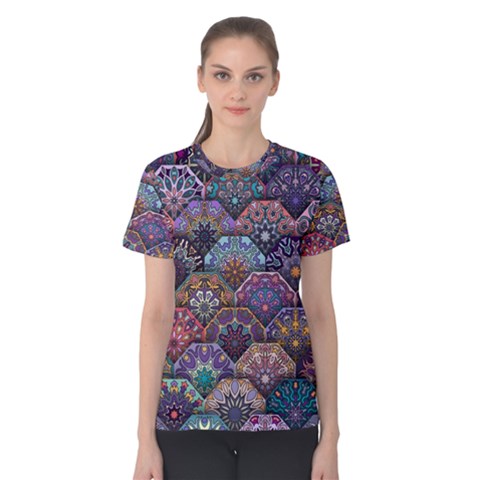 Texture, Pattern, Abstract Women s Cotton T-shirt by nateshop