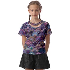 Texture, Pattern, Abstract Kids  Front Cut T-shirt by nateshop