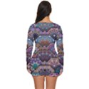 Texture, Pattern, Abstract Long Sleeve Boyleg Swimsuit View4