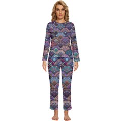 Texture, Pattern, Abstract Womens  Long Sleeve Lightweight Pajamas Set by nateshop