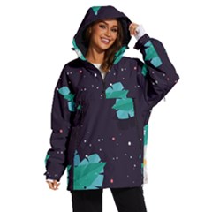 Leaves Flowers Border Frame Floral Women s Ski And Snowboard Jacket by Grandong