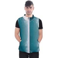 Background Flower Minimalist Men s Puffer Vest by Grandong