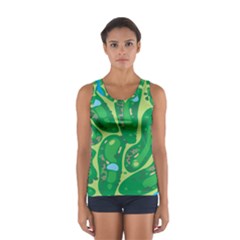 Golf Course Par Golf Course Green Sport Tank Top  by Grandong