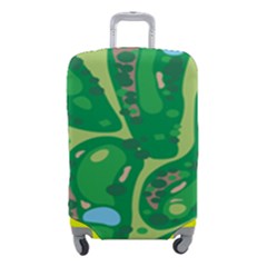 Golf Course Par Golf Course Green Luggage Cover (small) by Grandong