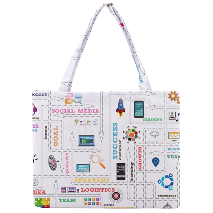 Startup Business Organization Mini Tote Bag