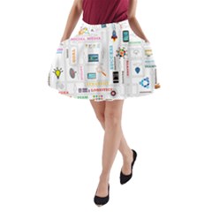 Startup Business Organization A-line Pocket Skirt by Grandong