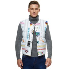 Startup Business Organization Men s Button Up Puffer Vest	