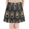 Asian Set With Clouds Moon Sun Stars Vector Collection Oriental Chinese Japanese Korean Style Pleated Mini Skirt View1