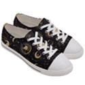 Asian Set With Clouds Moon Sun Stars Vector Collection Oriental Chinese Japanese Korean Style Men s Low Top Canvas Sneakers View3