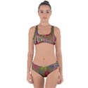 Authentic Aboriginal Art - Connections Criss Cross Bikini Set View1