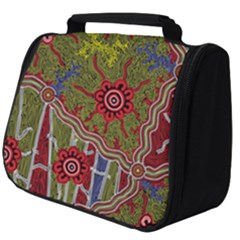 Authentic Aboriginal Art - Connections Full Print Travel Pouch (big) by hogartharts