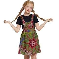 Authentic Aboriginal Art - Connections Kids  Apron Dress by hogartharts