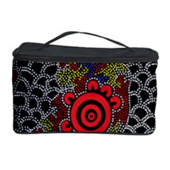 Authentic Aboriginal Art - Gathering Cosmetic Storage Case by hogartharts