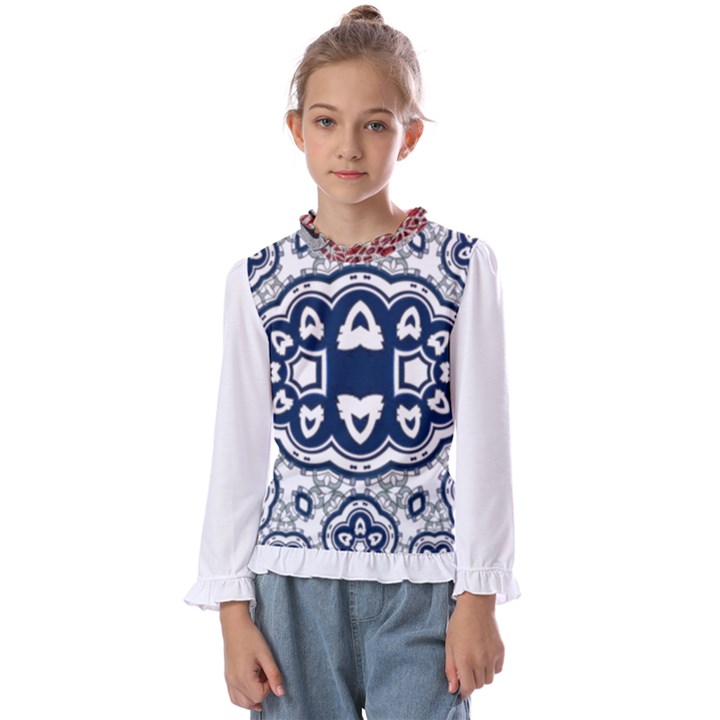 IMFD DGB 1 Kids  Frill Detail T-Shirt