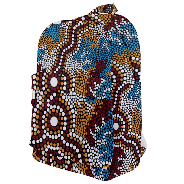 Authentic Aboriginal Art - Wetland Dreaming Classic Backpack