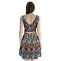 Authentic Aboriginal Art - Wetland Dreaming Split Back Mini Dress  View2