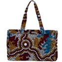 Authentic Aboriginal Art - Wetland Dreaming Canvas Work Bag View2