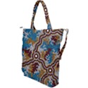 Authentic Aboriginal Art - Wetland Dreaming Shoulder Tote Bag View2