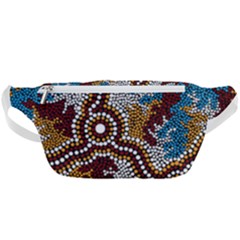 Authentic Aboriginal Art - Wetland Dreaming Waist Bag  by hogartharts