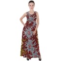 Authentic Aboriginal Art - Bushland Dreaming Empire Waist Velour Maxi Dress View1