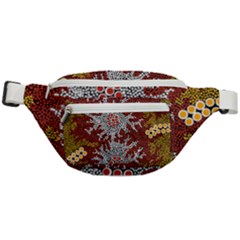 Authentic Aboriginal Art - Bushland Dreaming Fanny Pack by hogartharts