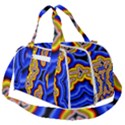 Authentic Aboriginal Art - Emu Dreaming Burner Gym Duffel Bag View2