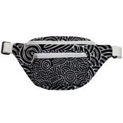 Authentic Aboriginal Art - Meeting Places Fanny Pack by hogartharts