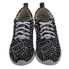 Authentic Aboriginal Art - Meeting Places Women Athletic Shoes by hogartharts