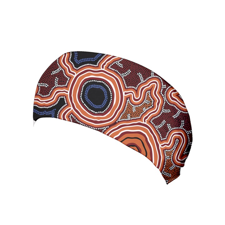 Authentic Aboriginal Art - Pathways Yoga Headband