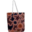 Authentic Aboriginal Art - Pathways Full Print Rope Handle Tote (Large) View2